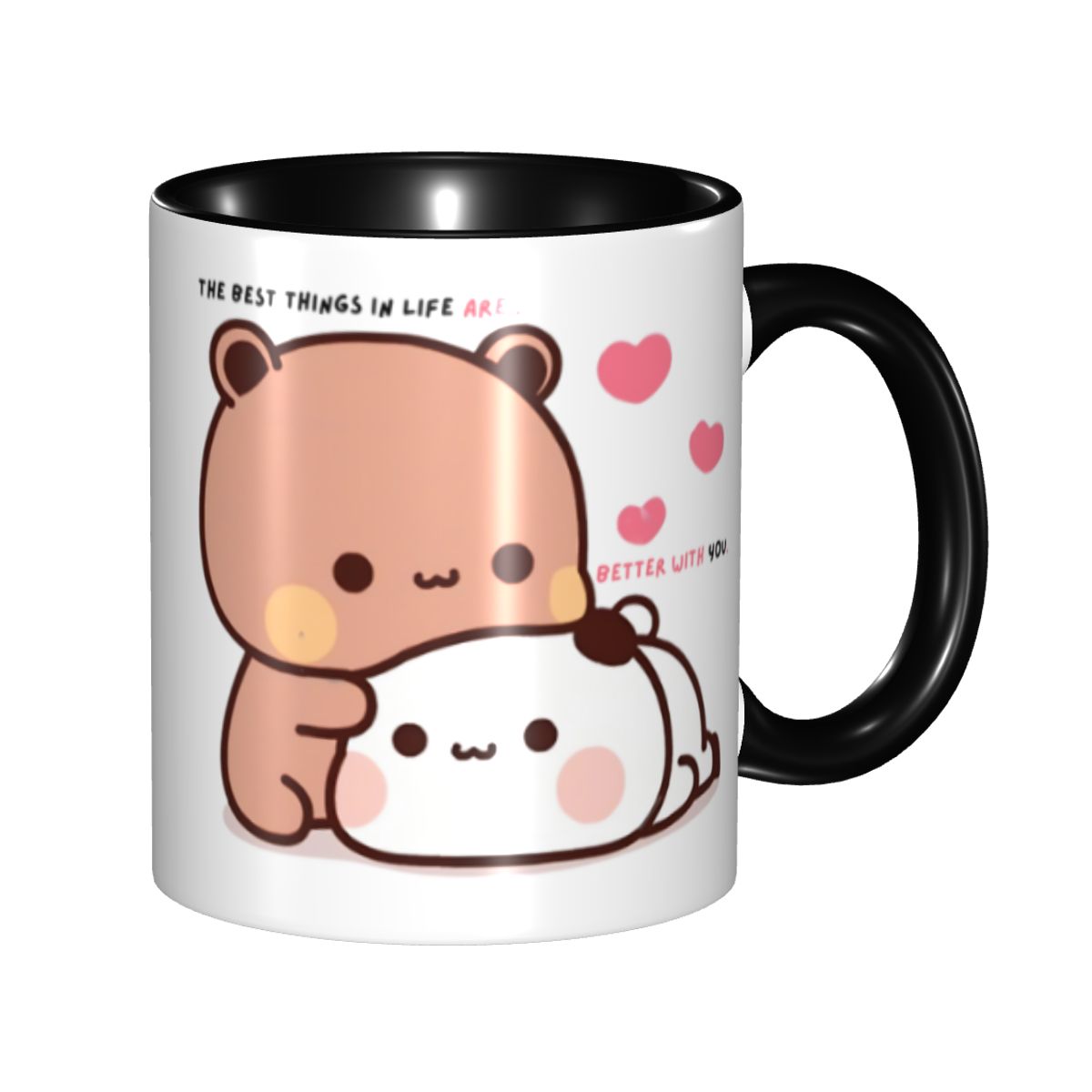 Coffee Tea Love - Personalized Panda Bear And Brownie True