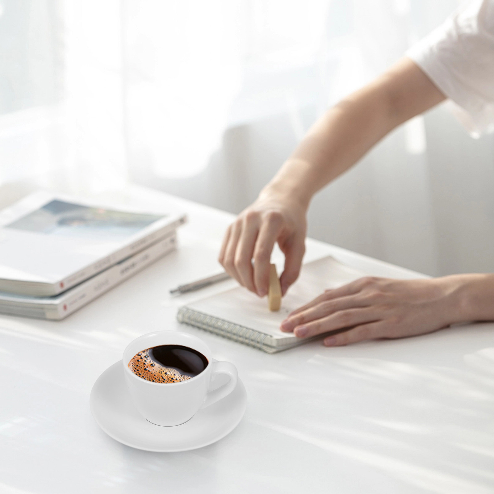 Coffee Tea Gift Set - 1Set Ceramic Coffee Cup Set with