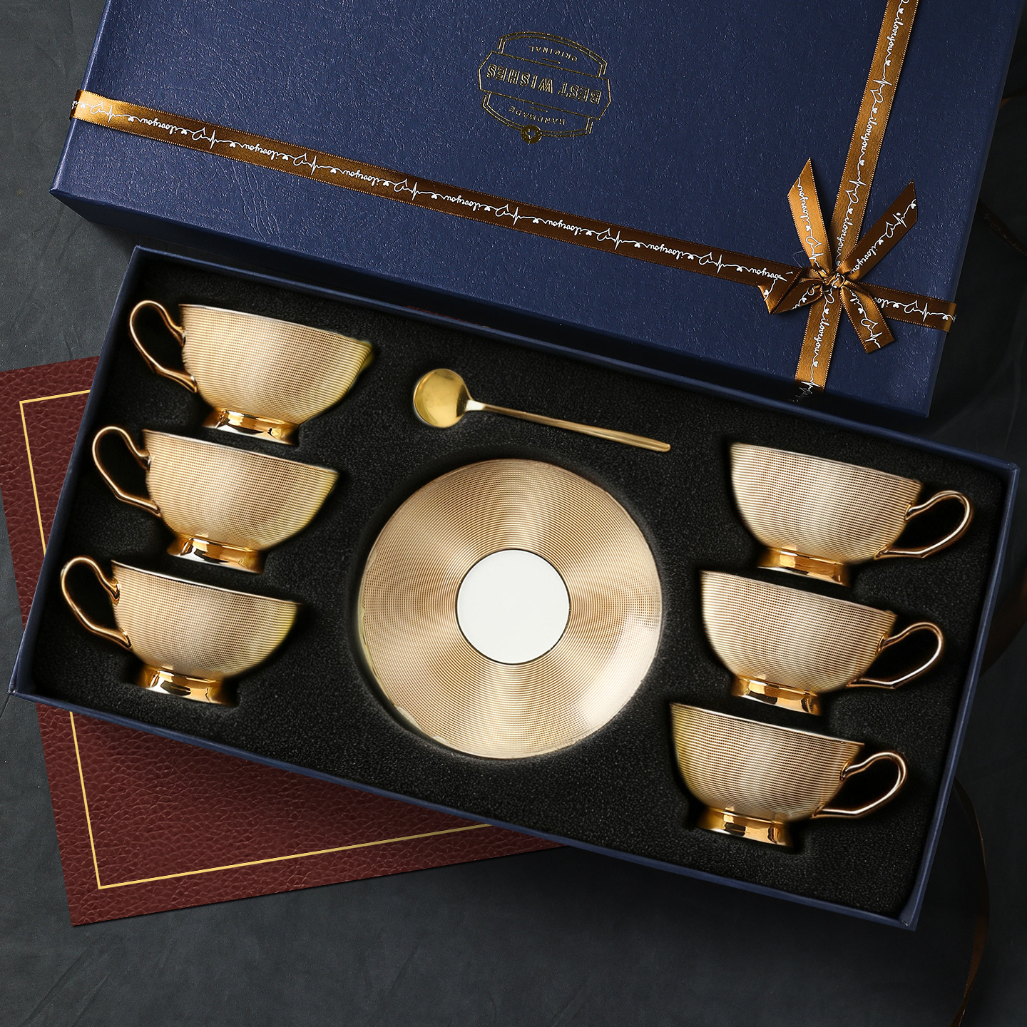 Coffee Tea Gift Set - HYS European coffee cup household high-end