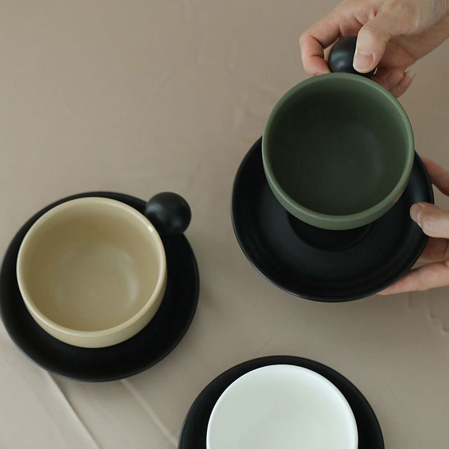 Nordic Contrasting Coffee Cup  - Coffee Tea Gift Set recension och pris