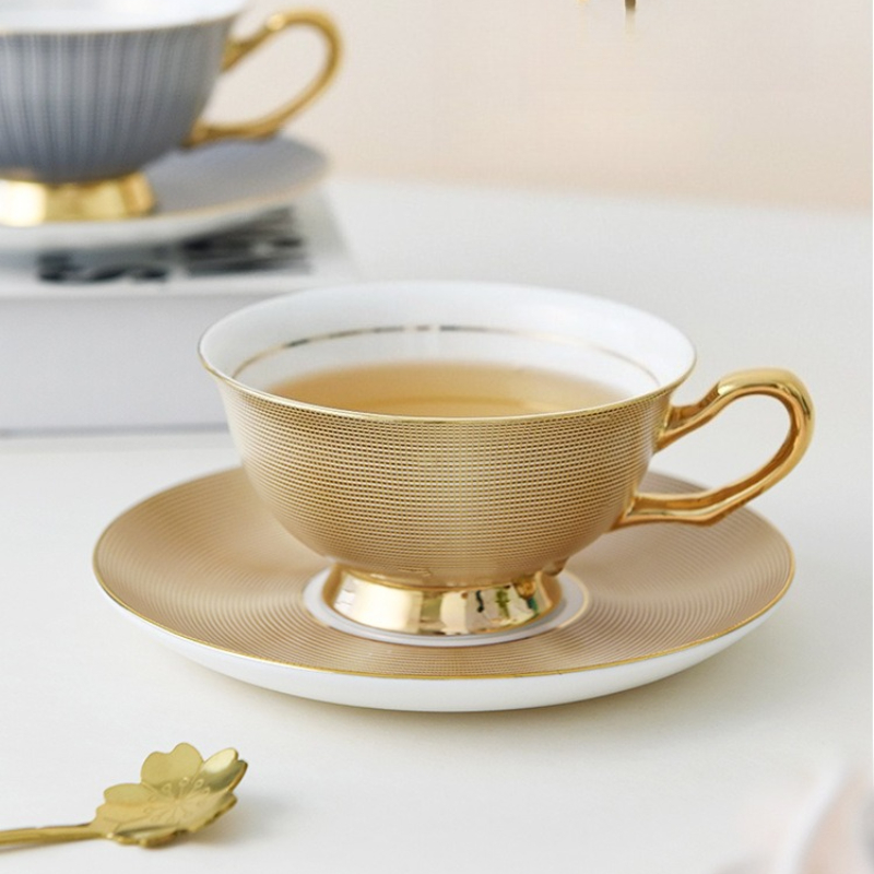 European Coffee Mug Set  Bone  - Coffee Tea Gift Set recension och pris