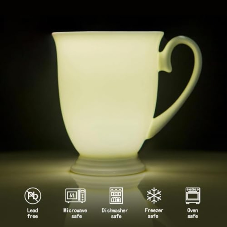 Luxury Fine Bone China White C - Coffee Tea Gift Set recension och pris