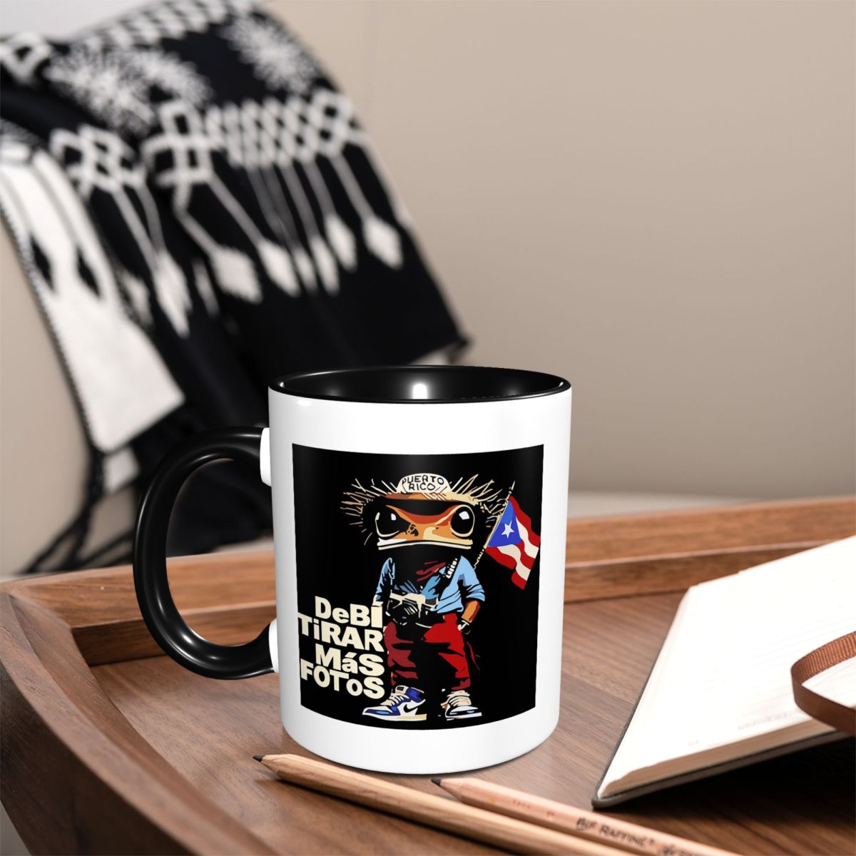 Bad Bunny DTMF Debi Tirar Mas  - Coffee Tea Cup Foto recension och pris