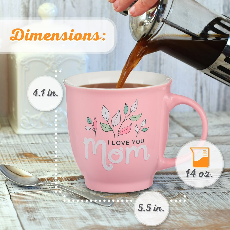 Large Ceramic Inspirational Sc - Coffee Tea Love recension och pris
