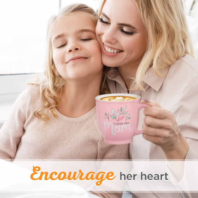 Large Ceramic Inspirational Sc - Coffee Tea Love recension och pris