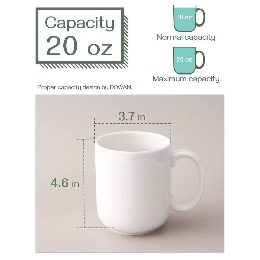 20 oz Large Coffee Mugs with H - Coffee Tea Gift Set recension och pris