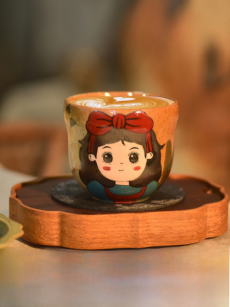 Hand-Painted Jingdezhen Coarse - Coffee Tea Love recension och pris