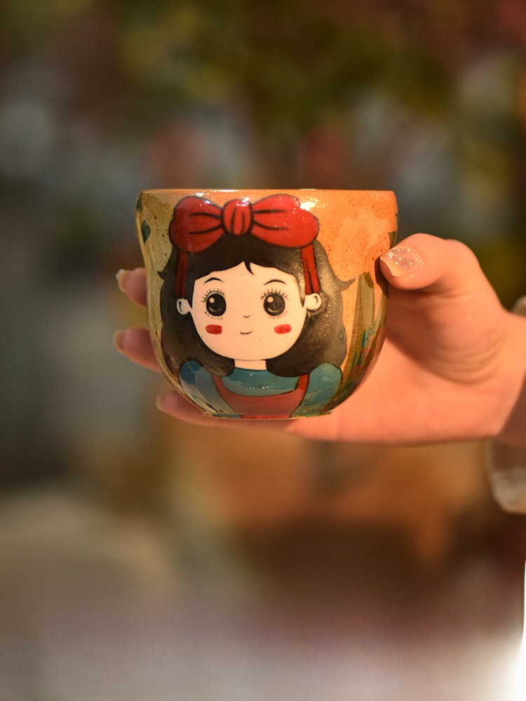 Hand-Painted Jingdezhen Coarse - Coffee Tea Love recension och pris