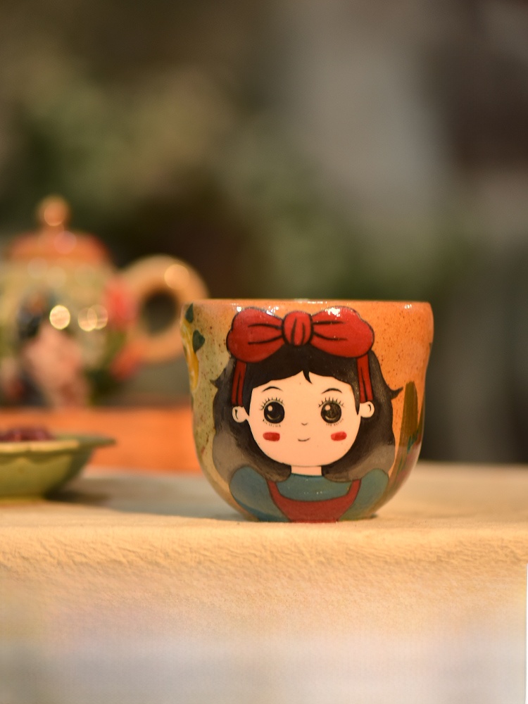 Hand-Painted Jingdezhen Coarse - Coffee Tea Love recension och pris