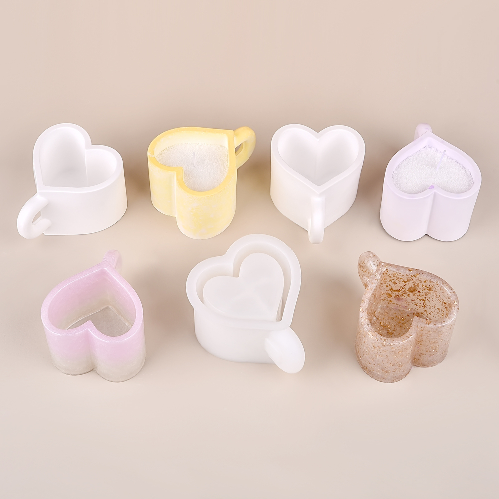 3D Tea Cup Love Silicone Mold  - Coffee Tea Love recension och pris