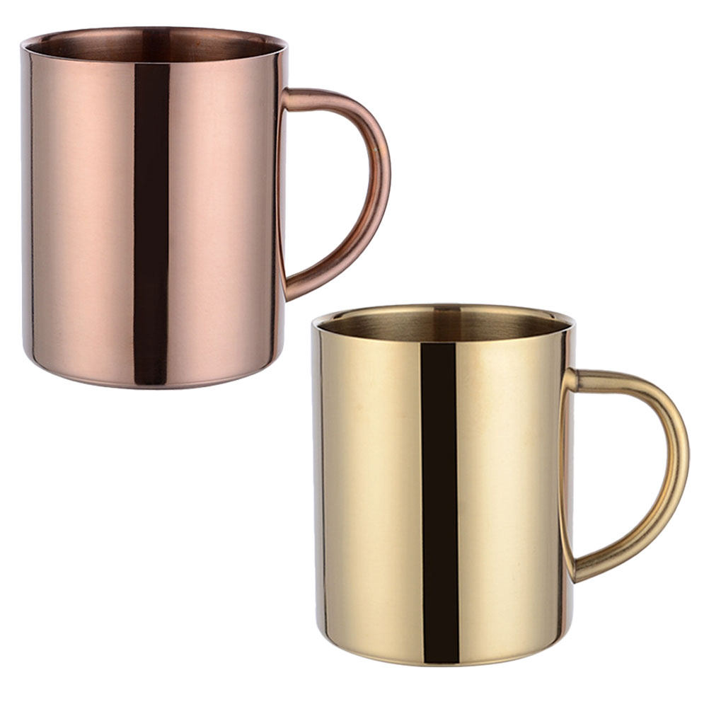 2Pcs Stainless Steel Mug Set E - Coffee Tea Gift Set recension och pris