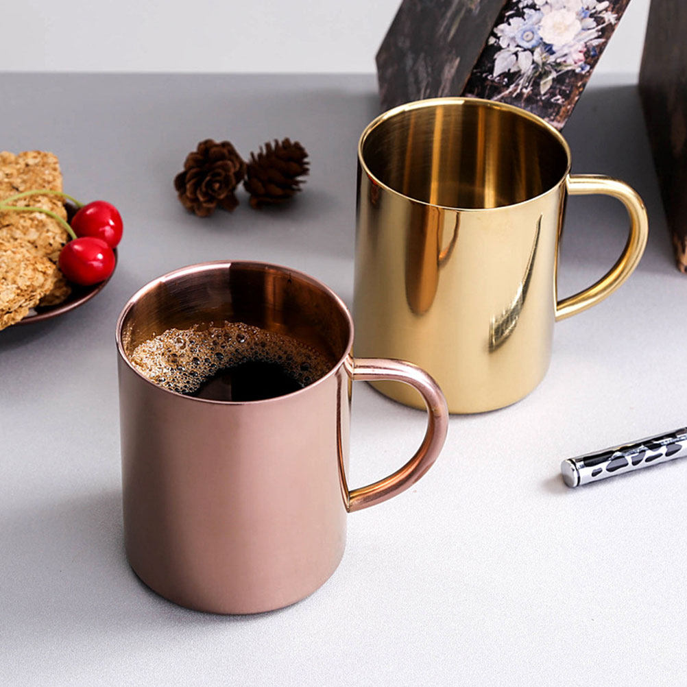 2Pcs Stainless Steel Mug Set E - Coffee Tea Gift Set recension och pris