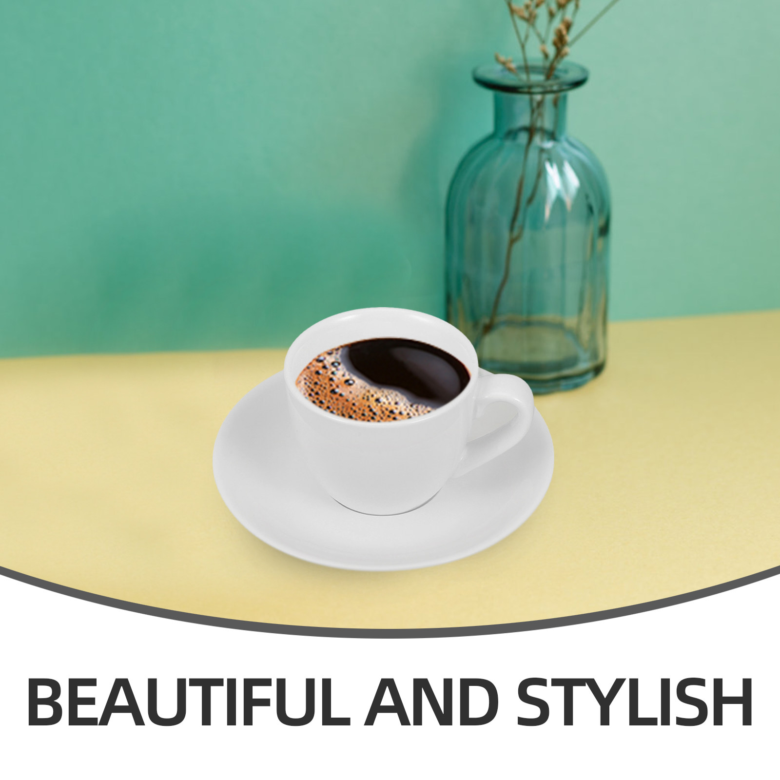 1Set Ceramic Coffee Cup Set wi - Coffee Tea Gift Set recension och pris