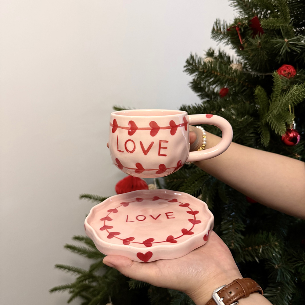 Valentine's Day Love Ceramic C - Coffee Tea Love recension och pris